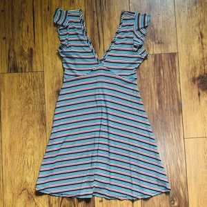 Wild Fable Rainbow Striped Dress
